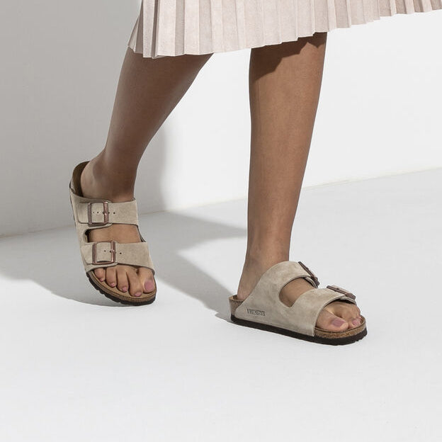     ' Birkenstock Arizona Taupe Suede