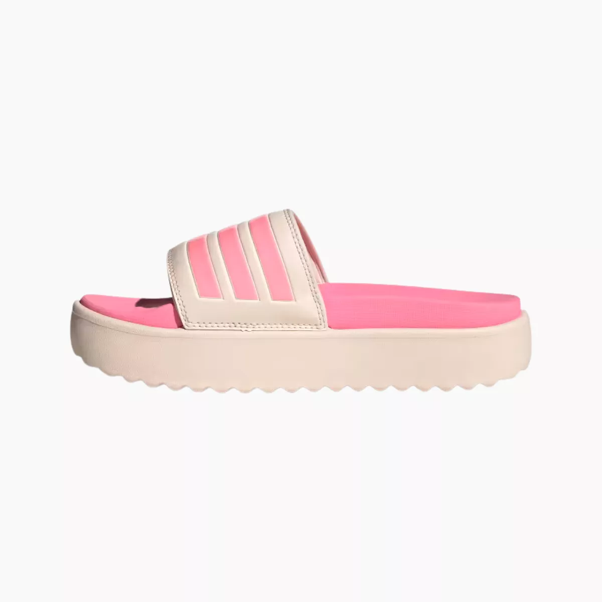 Adidas Adilette Platform Women Slides -Wonder Quartz/Beam Pink/Taupe Met.