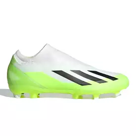 Adidas X Crazyfast.3 LL FG Football Boots (White/Black/Lucid Lemon)