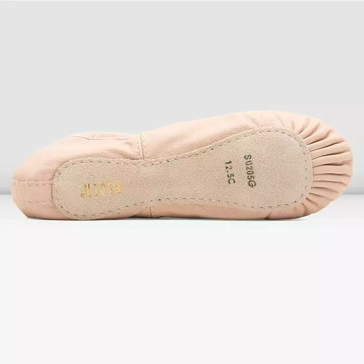 Adult Dansoft Leather Full Sole Ballet Shoes - Pink