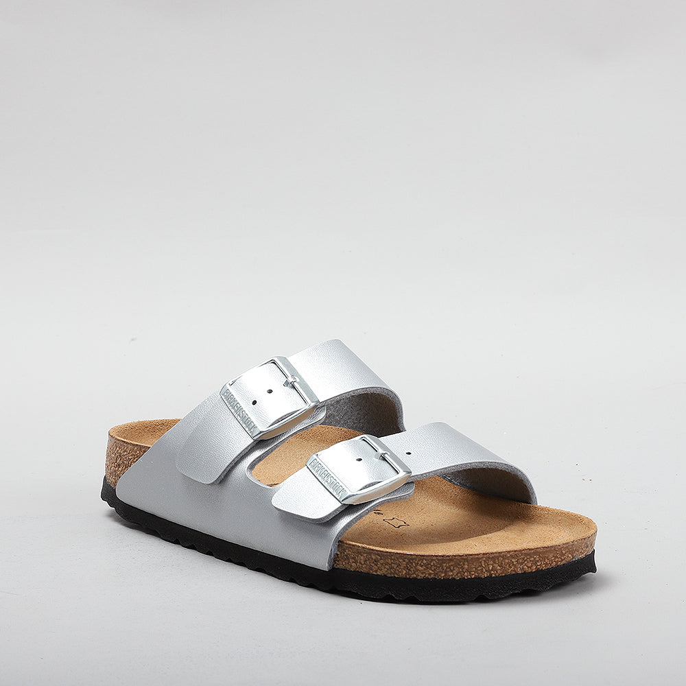 BIRKENSTOCK ARIZONA 1012283 BF SILVER NARROW