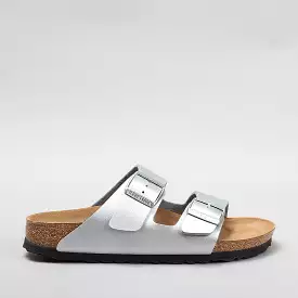 BIRKENSTOCK ARIZONA 1012283 BF SILVER NARROW