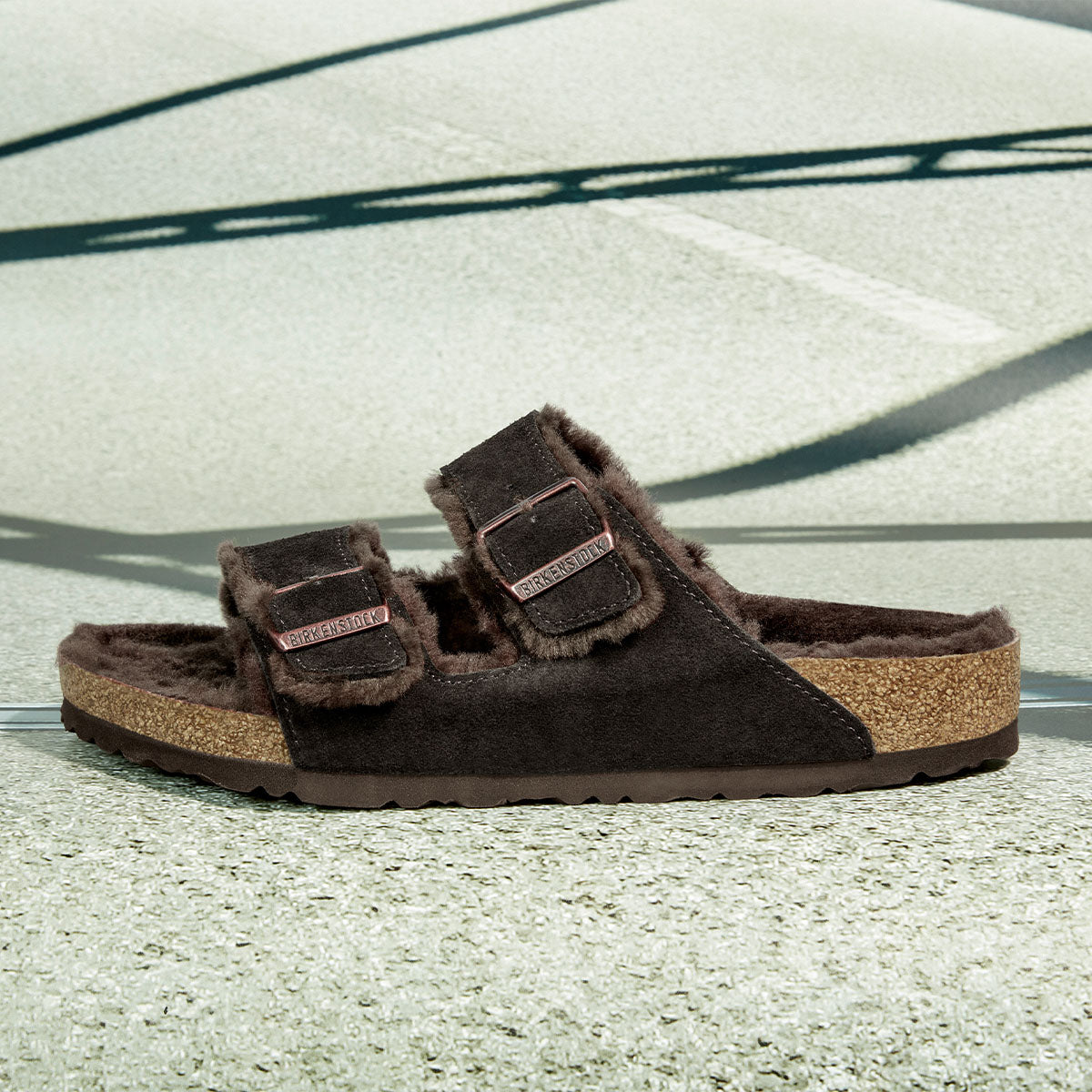 Birkenstock Arizona Fell Mocca      