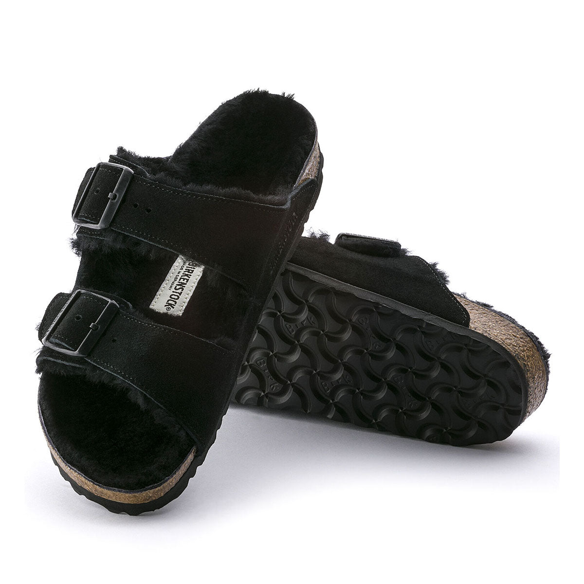 Birkenstock Arizona Fur Black    