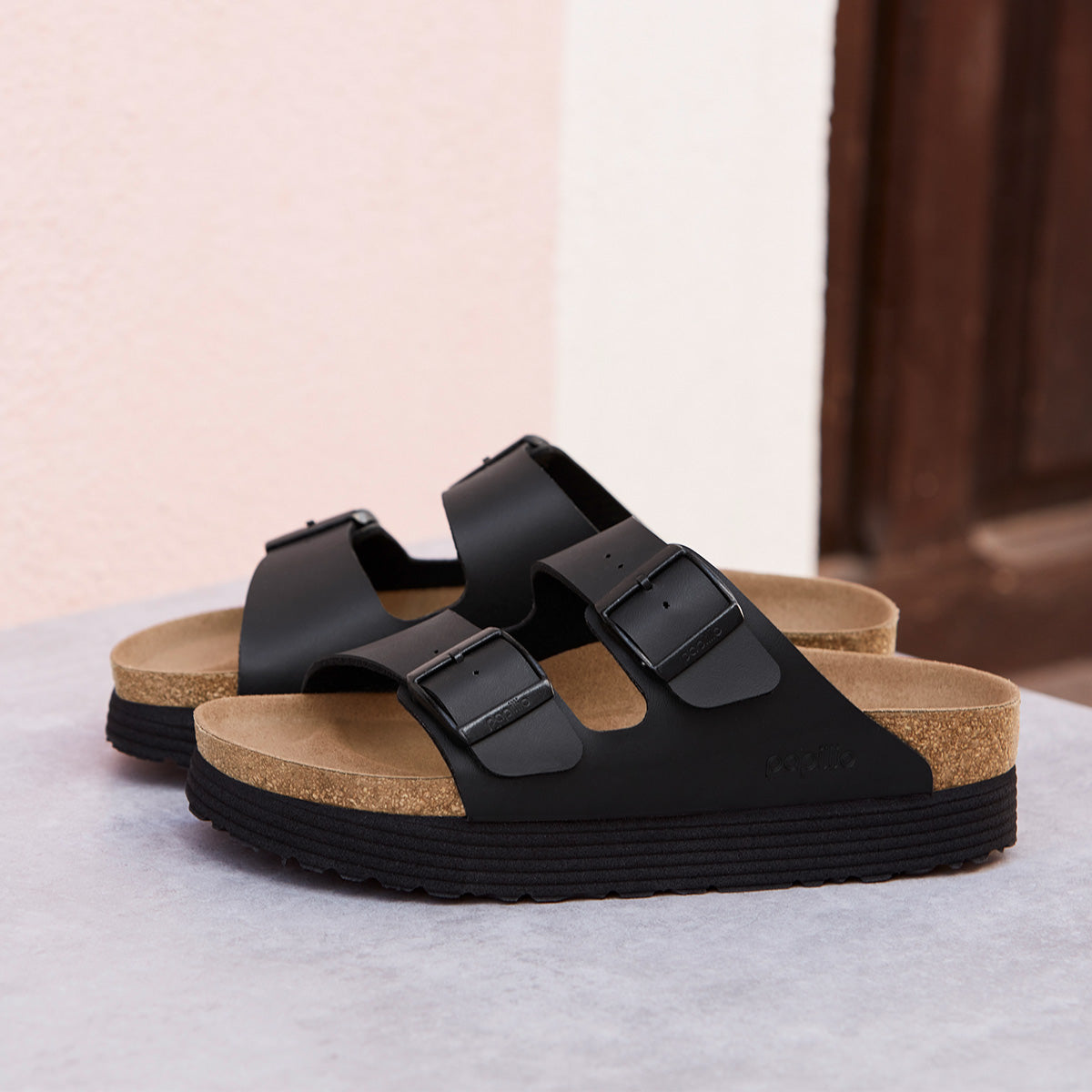 Birkenstock Arizona Grooved BF Black VEG      