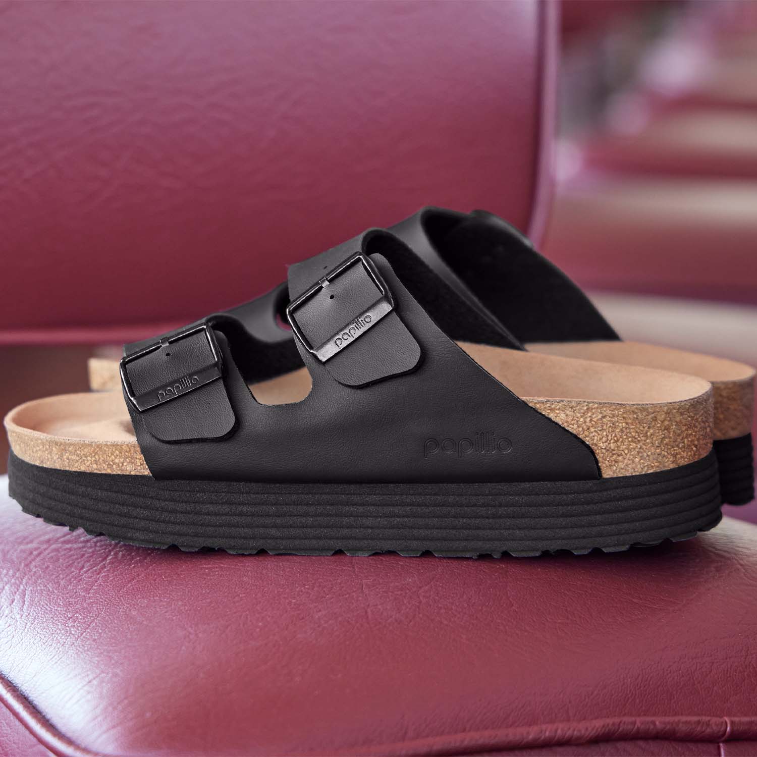 Birkenstock Arizona Grooved BF Black VEG      