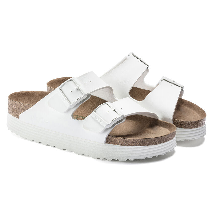 Birkenstock Arizona Grooved White VEG    