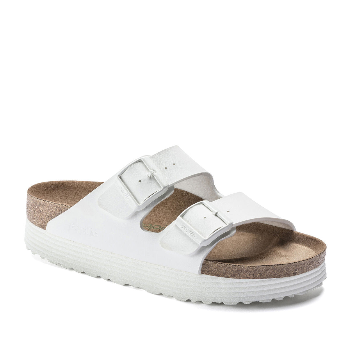 Birkenstock Arizona Grooved White VEG    