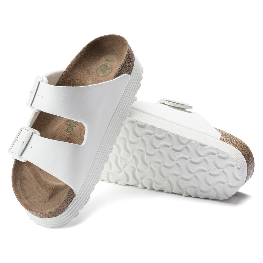 Birkenstock Arizona Grooved White VEG    