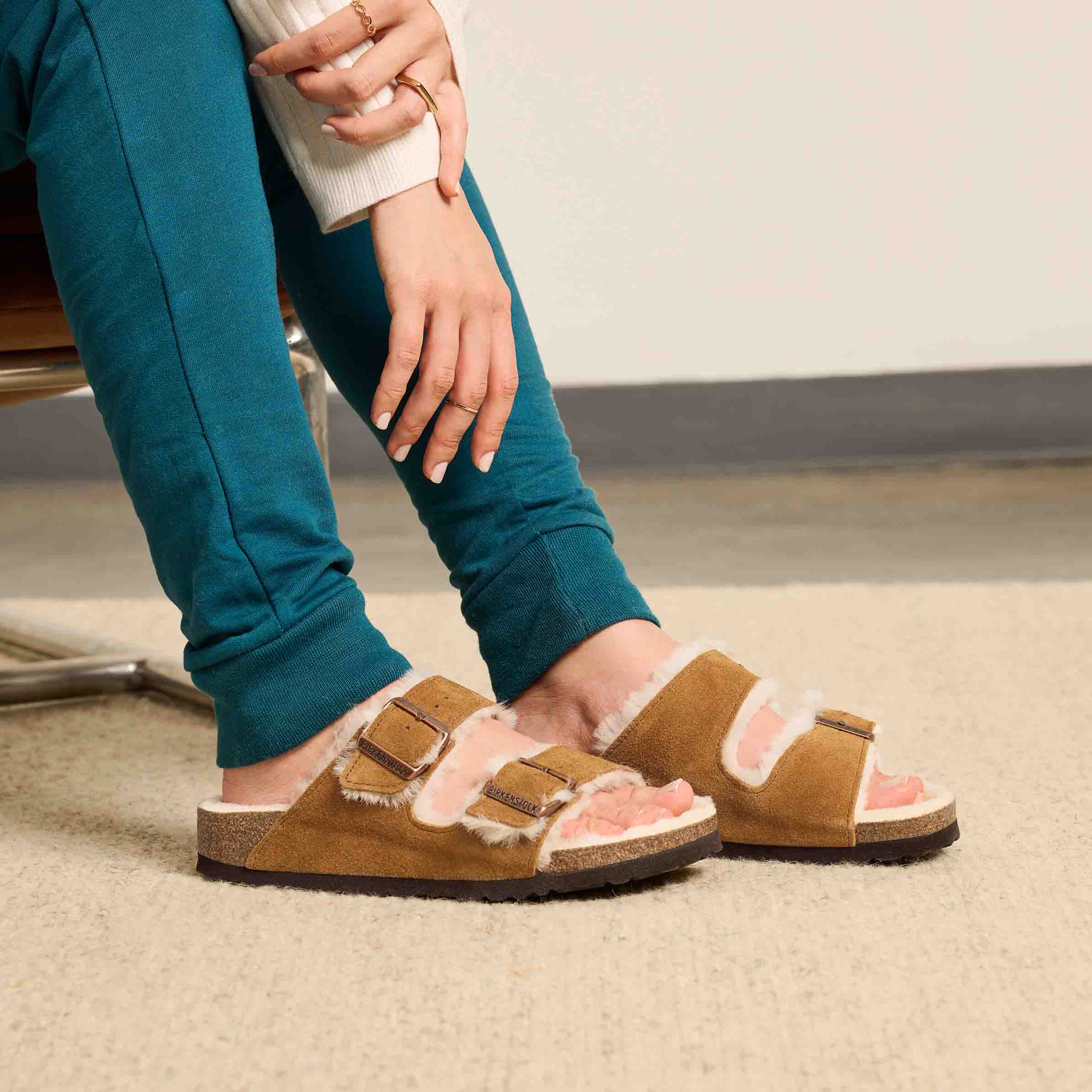 Birkenstock Arizona Sheepskin Mink    