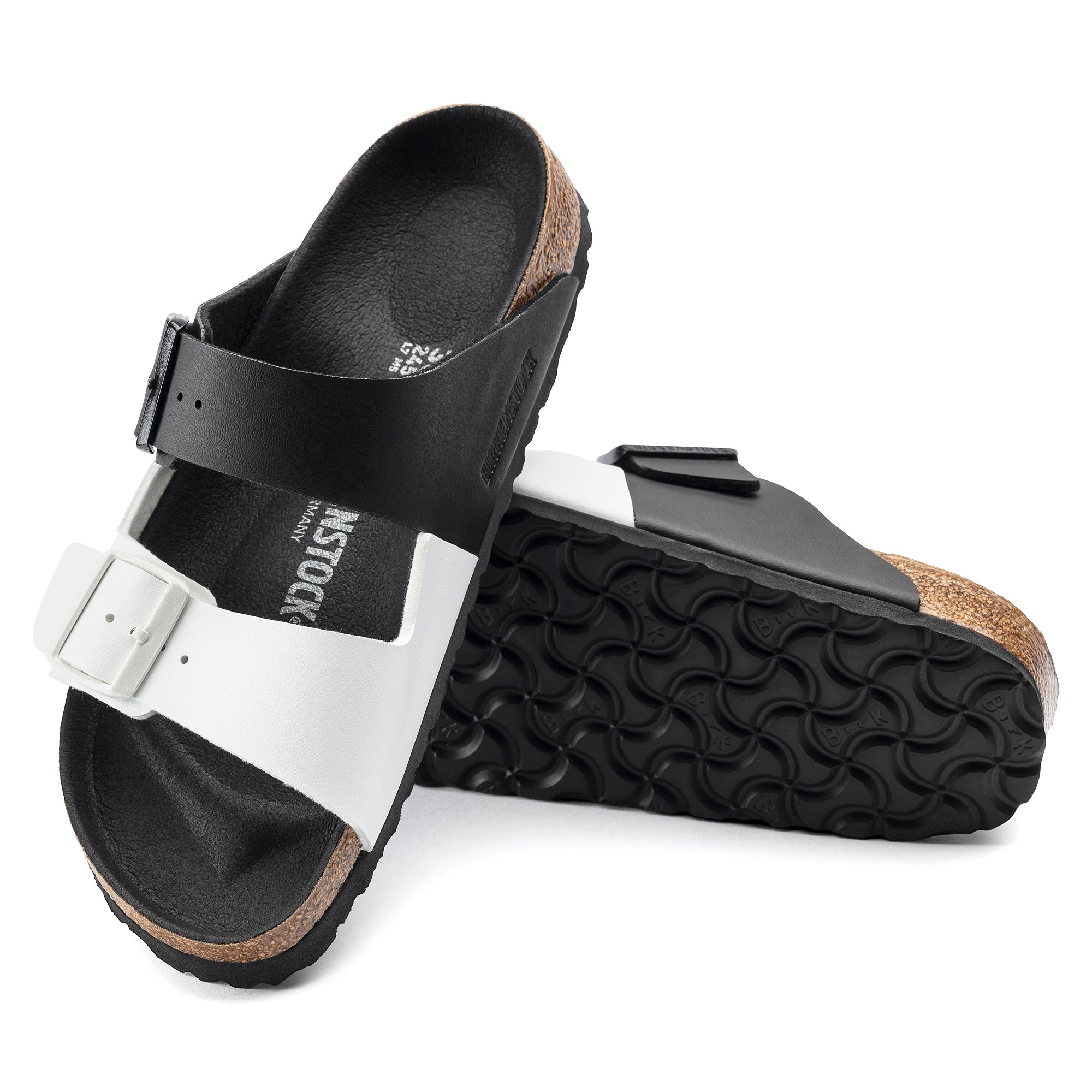        Birkenstock Arizona Split Black White