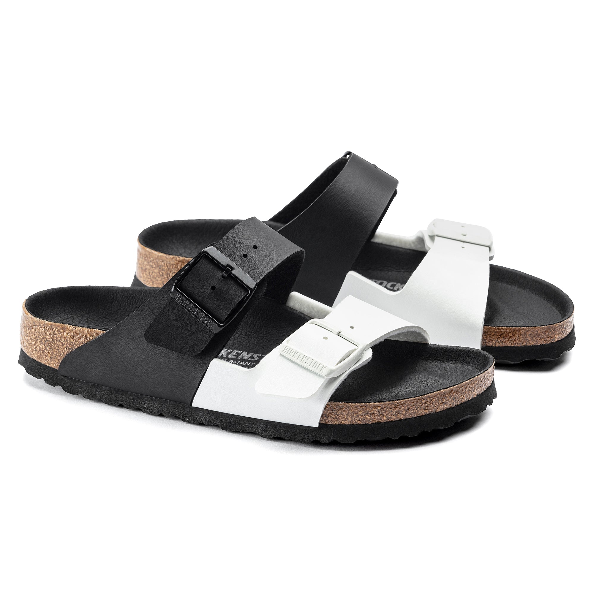        Birkenstock Arizona Split Black White