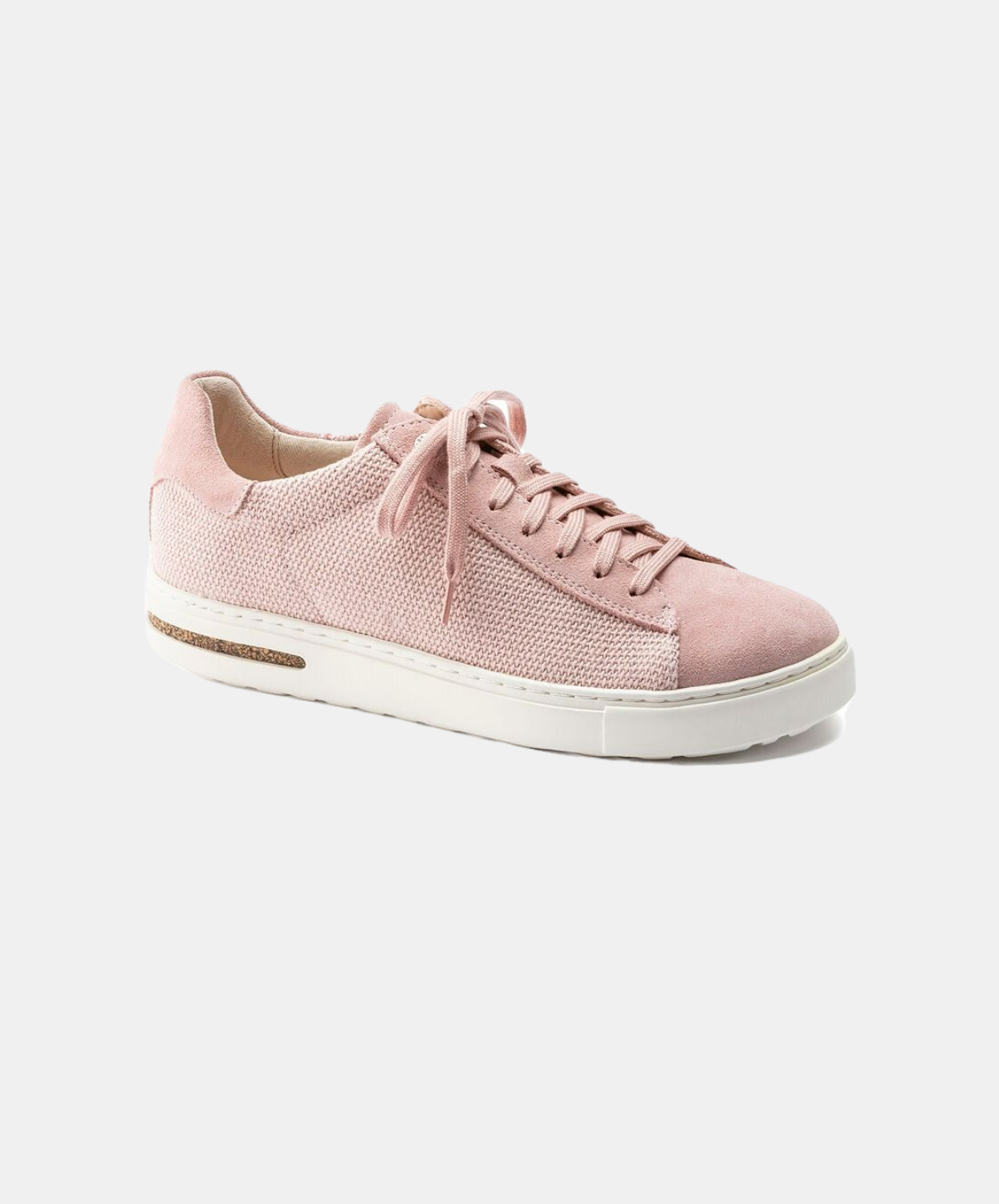 Birkenstock Bend Suede Leather/Canvas Soft Pink Sneakers