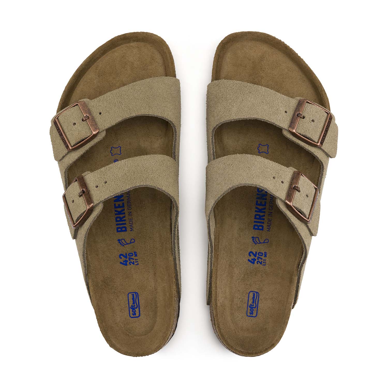 Birkenstock      Birkenstock Arizona Taupe Suede