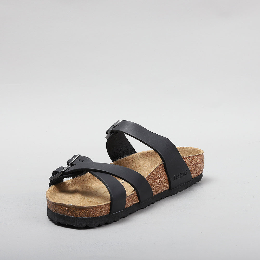 BIRKENSTOCK FRANCA 1021112 BLACK OILED LEATHER