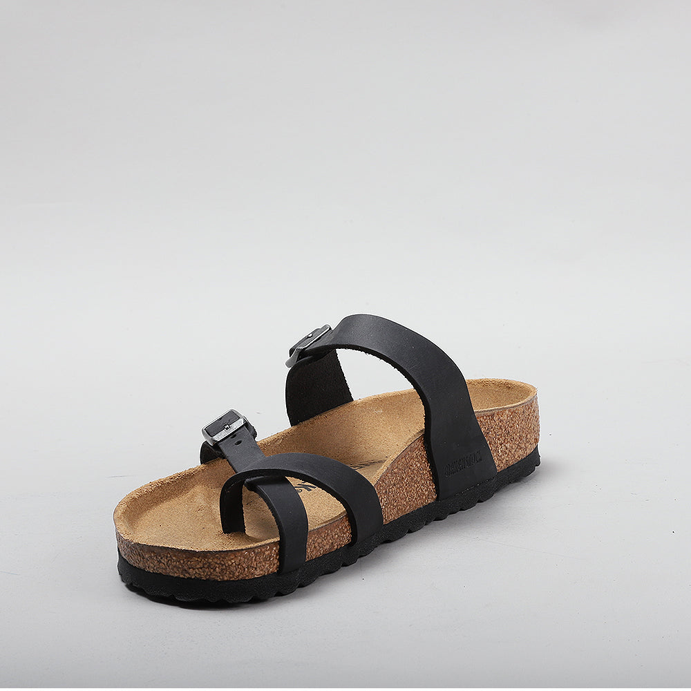 BIRKENSTOCK MAYARI 171481 BLACK OILED LEATHER