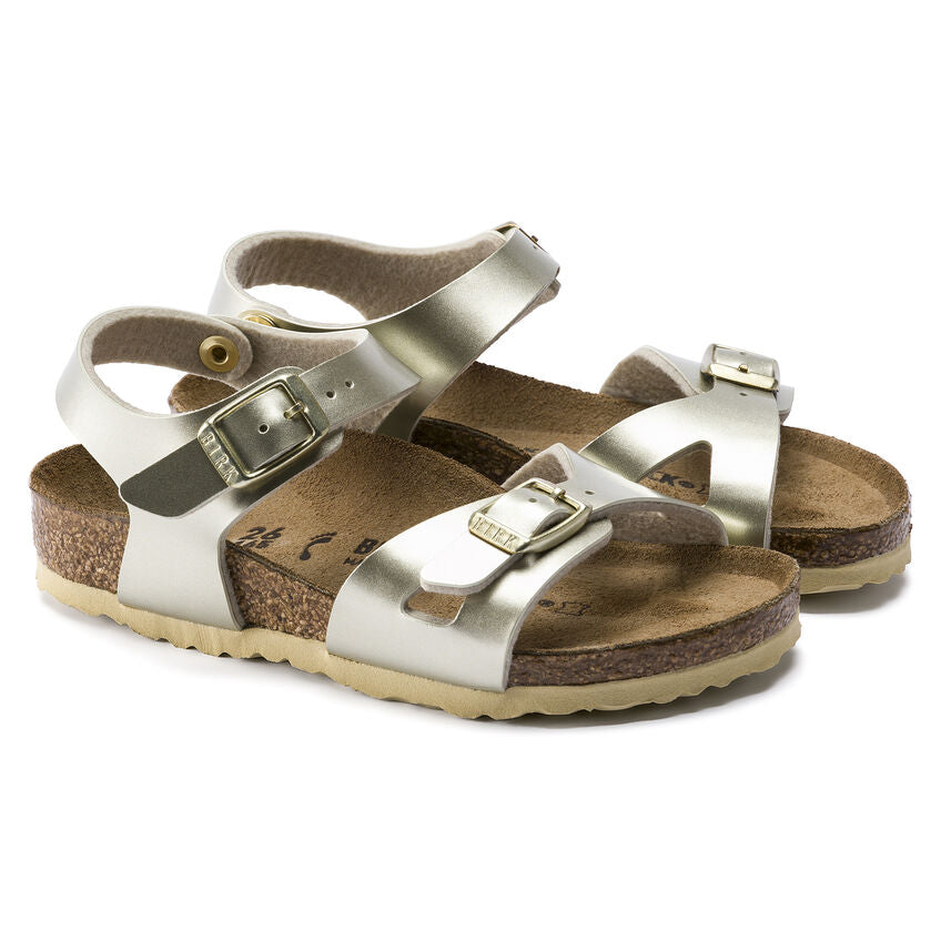       Birkenstock Rio Kids Electric Metallics Gold