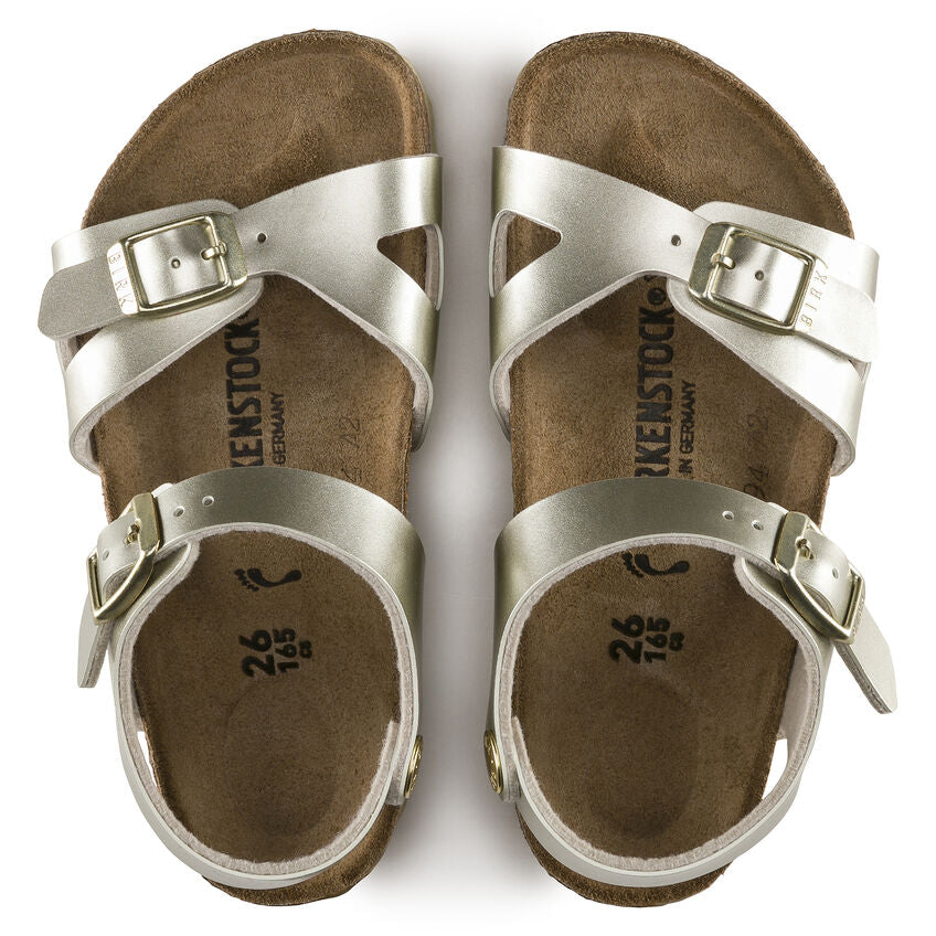       Birkenstock Rio Kids Electric Metallics Gold