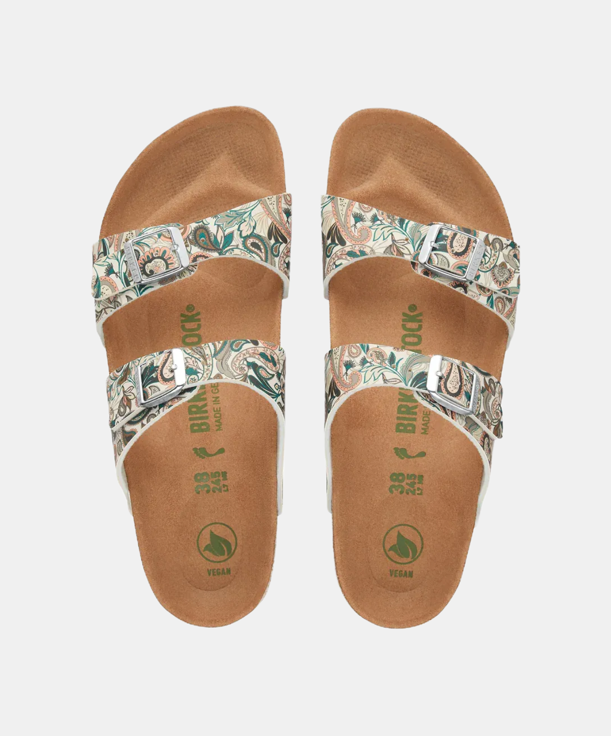 Birkenstock Sydney BF Paisley Light Rose/Multicolour Vegan Sandals