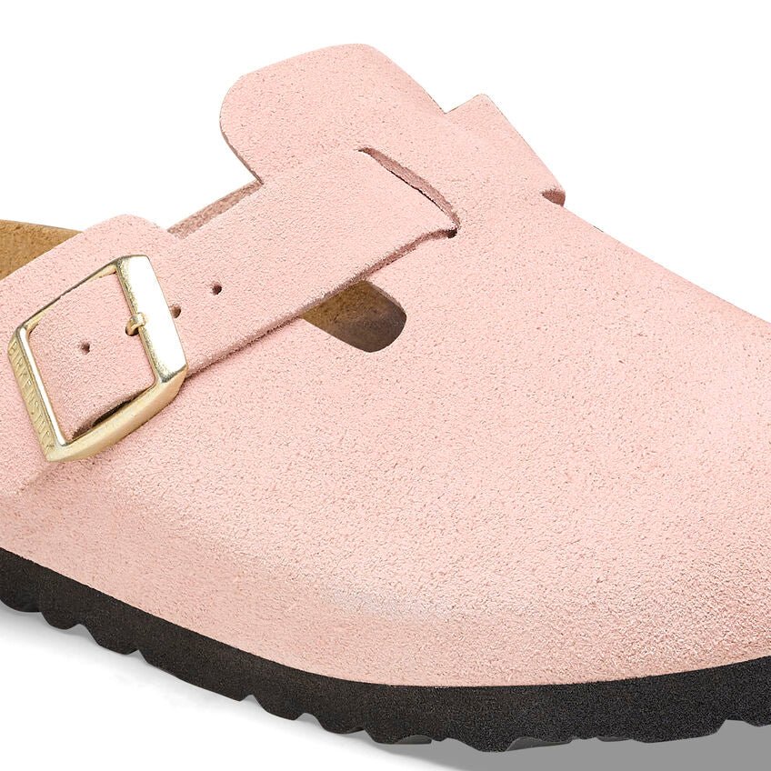 Birkenstock Women's Boston - Light Rose Suede