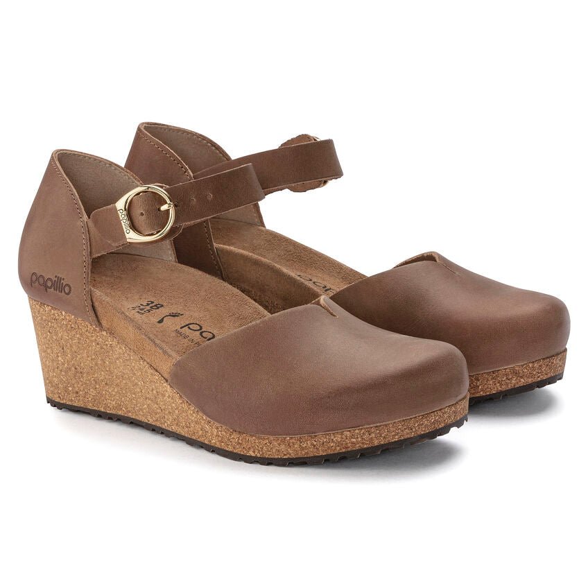 Birkenstock Women's Papillio Mary - Cognac Leather