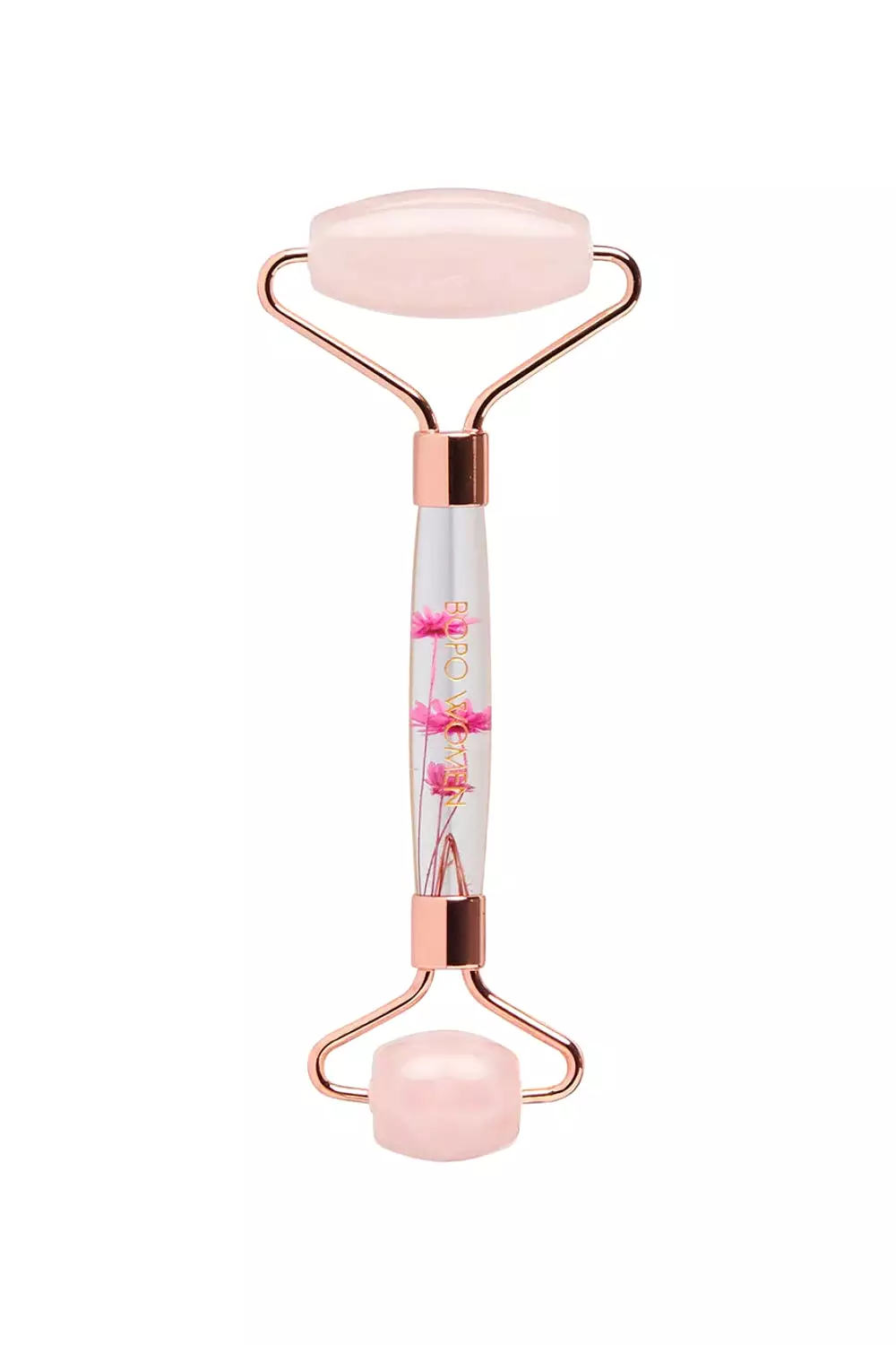 BOPO WOMEN FLORAL QUARTZ FACIAL ROLLER