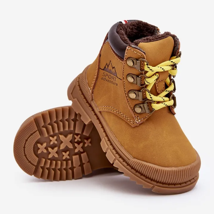 Children's Camel Walter Insulated Boots brown