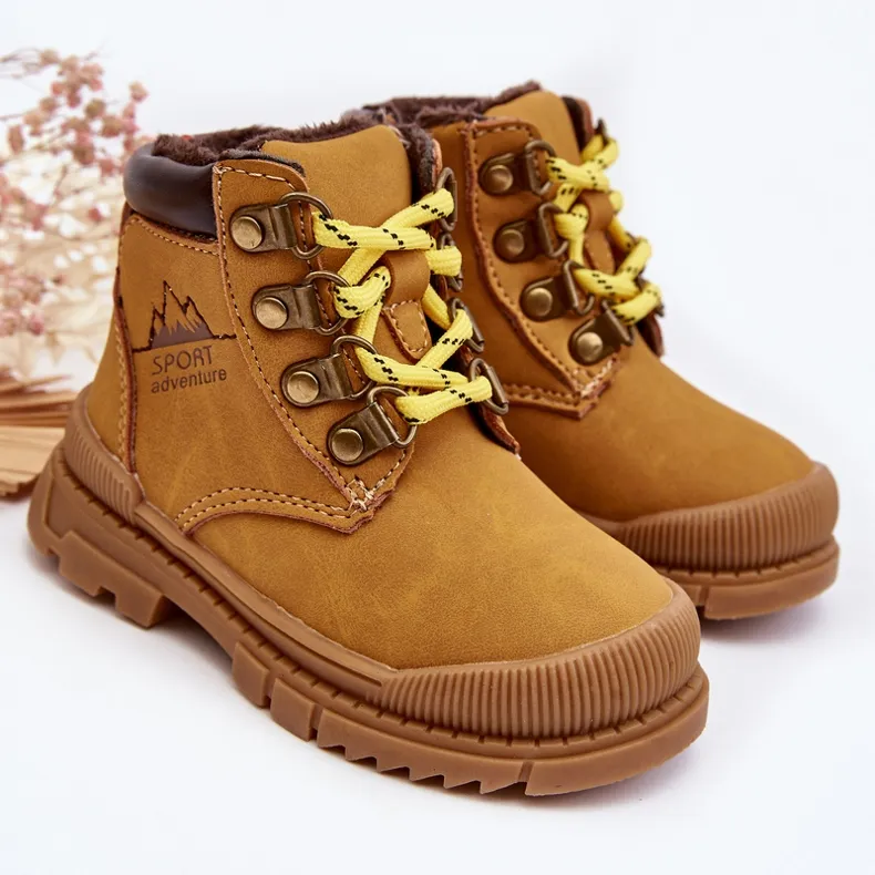 Children's Camel Walter Insulated Boots brown