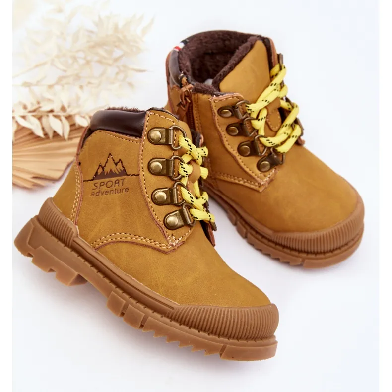 Children's Camel Walter Insulated Boots brown