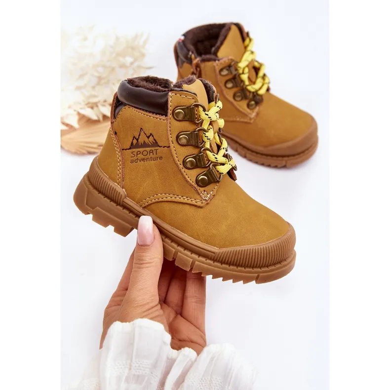 Children's Camel Walter Insulated Boots brown