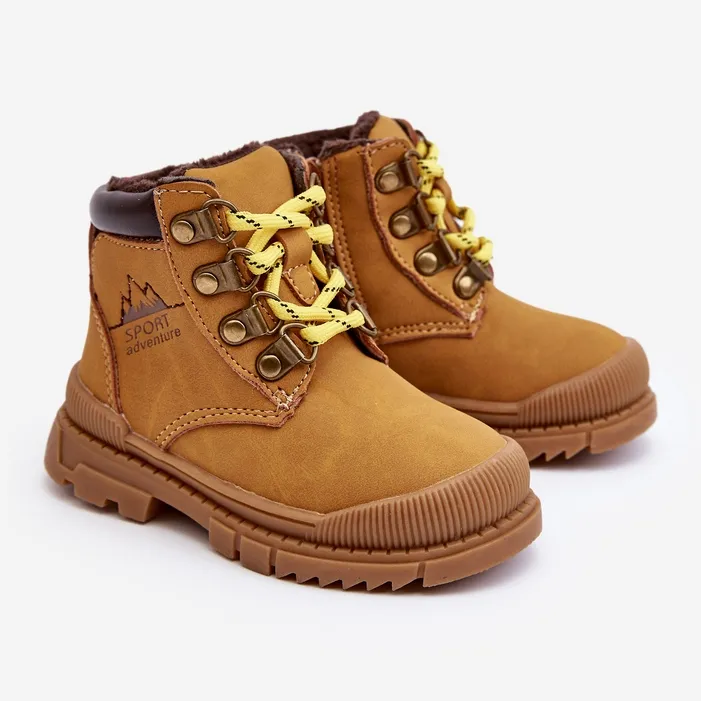 Children's Camel Walter Insulated Boots brown