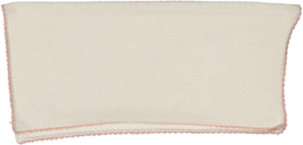 CJ29050-BLANKET-Off White/Rose