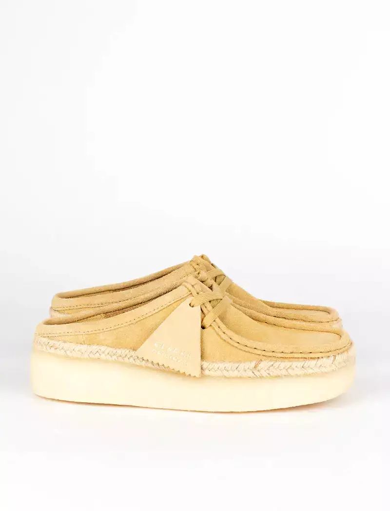 Clarks Originals Womens Wallabee Lo Maple Suede