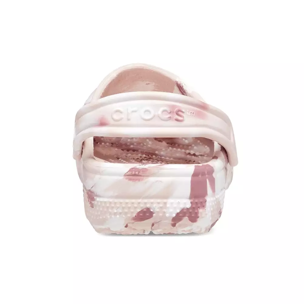 Classic Kid's Marbled Clog - Quartz Pink