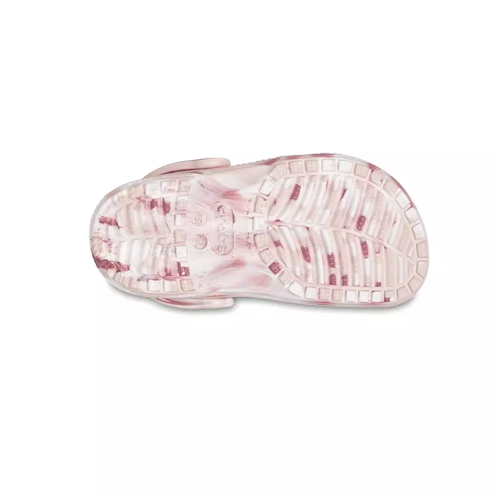 Classic Kid's Marbled Clog - Quartz Pink