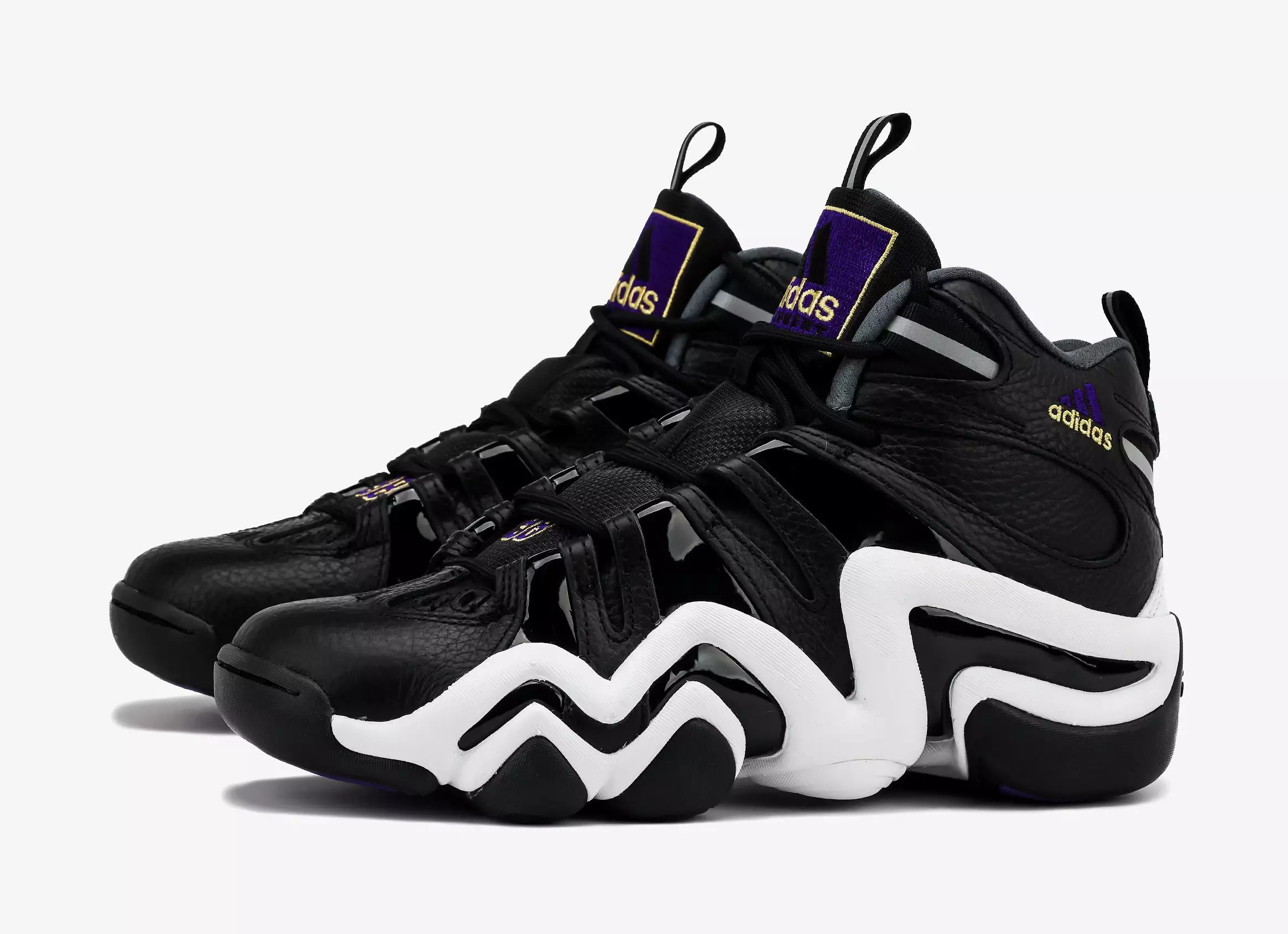 Crazy 8 Mens Basketball Shoes (Core Black/Regal Purple/Cloud White)