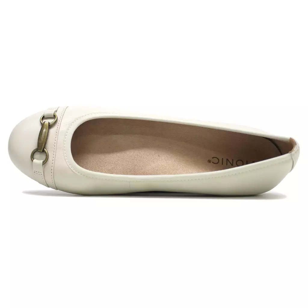 Delanie Leather Textile Women's Ballet Shoes