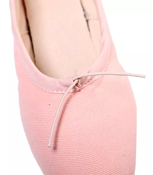 DoGeek Ballet Pointe Shoes Satin Ballet Shoes for Grirls/Womens/Ladies with Toe Pads, Ballet Ribbon and Pointe Shoe Elastic