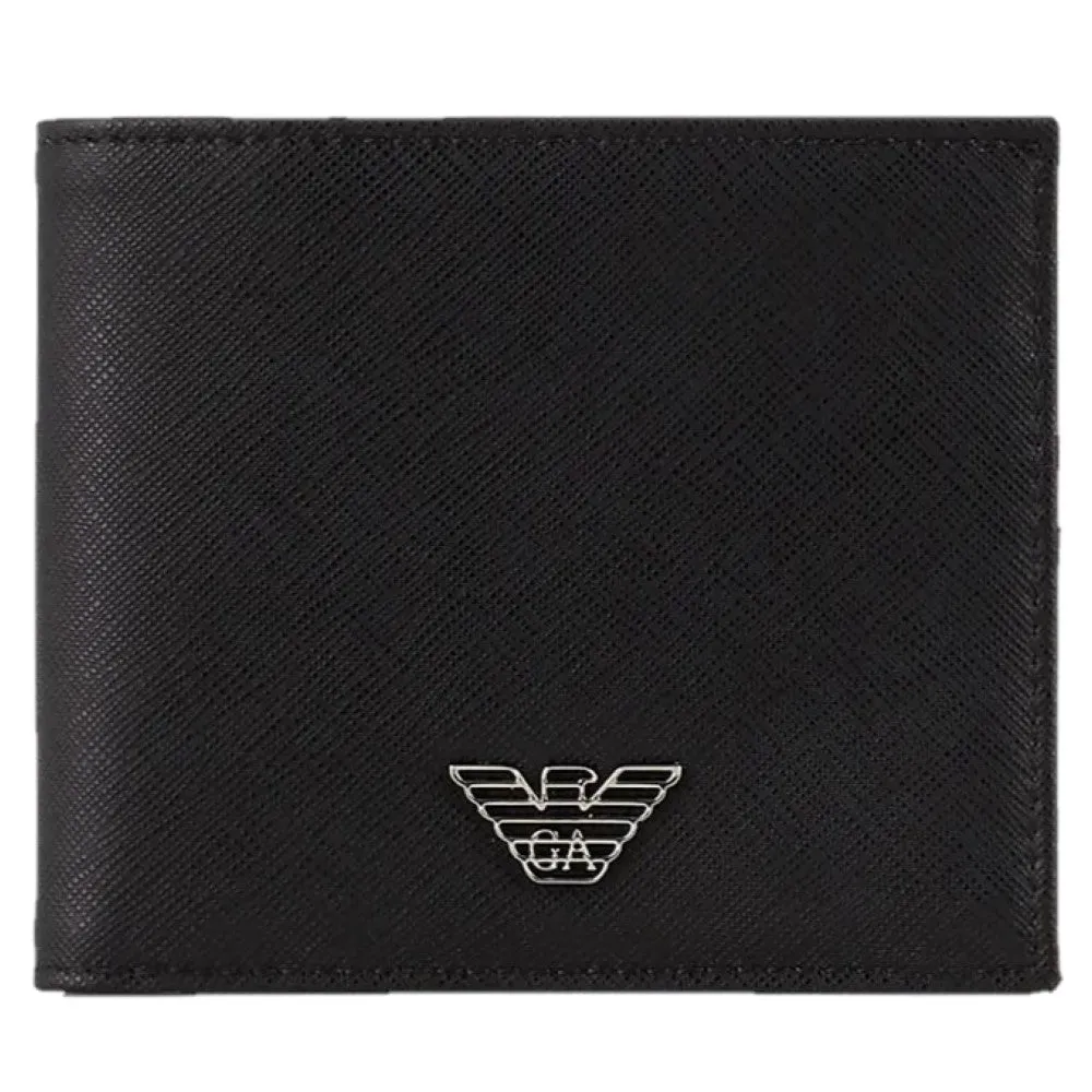 Emporio Armani Regenerated Saffiano Leather Wallet