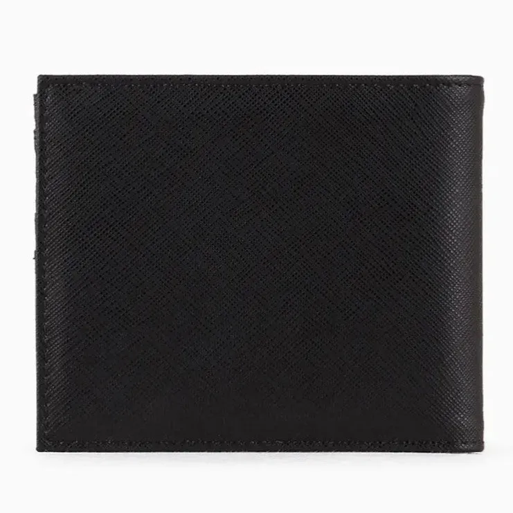 Emporio Armani Regenerated Saffiano Leather Wallet