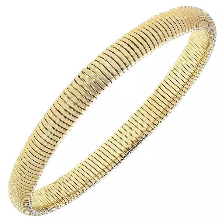 Florence Skinny Watchband Bangle- Gold