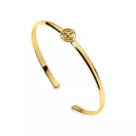 Gracewear Medallion Bangle - (gold or silver)