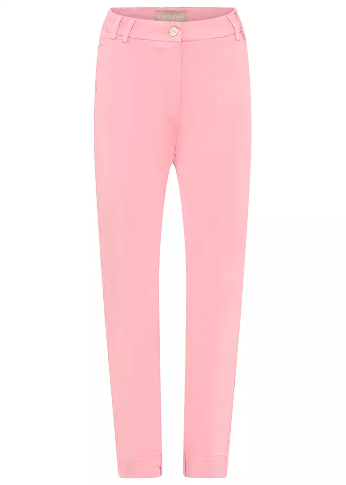 Gustav Carli 7/8 classic chino 49000-6406 Bukser - Quartz Pink