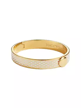 Halcyon - 1cm  Salamander Hinged Bangle - (four colors)