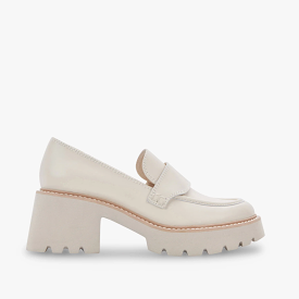 Halona Loafers - Ivory Leather