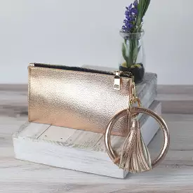 Hands Free Wristlet with Bangle Keychain