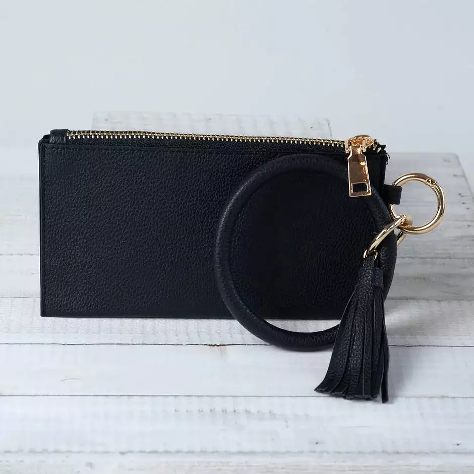 Hands Free Wristlet with Bangle Keychain