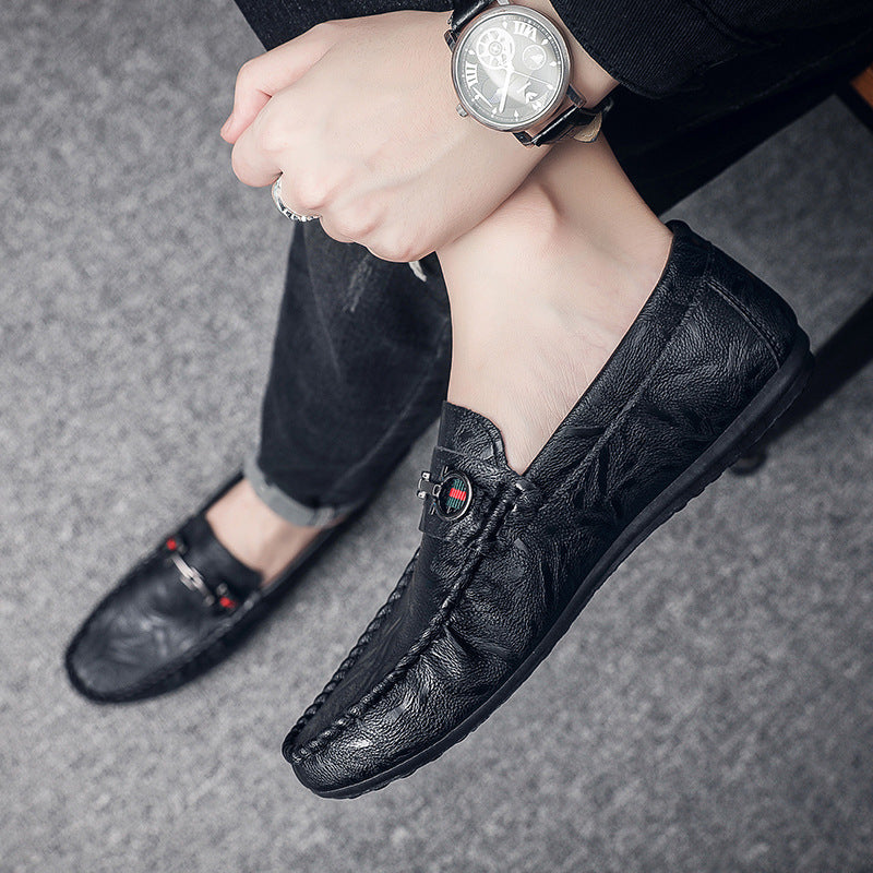 INSTOCK - new spring Korean style casual shoes men's bean shoes