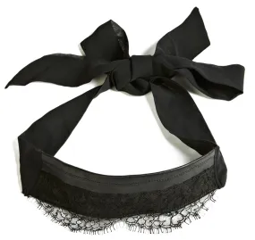 KK X SW Annabel Leather and Lace Blindfold