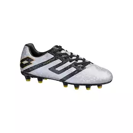 Lotto Maestro 705 FG Jnr Football Boots (Grey/Black/Gold)